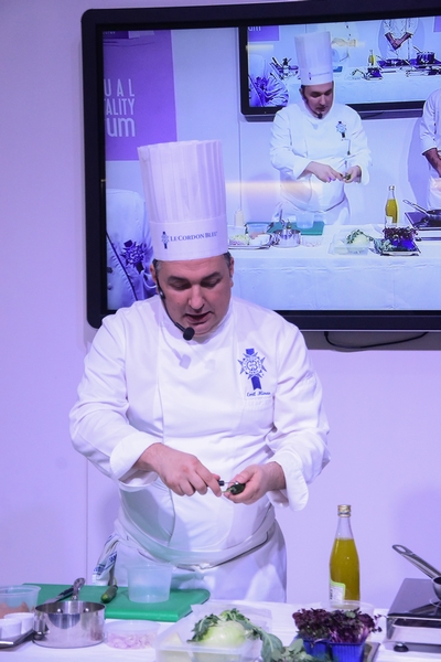 Le Cordon Bleu live cooking demonstration with Chef Emil Minev